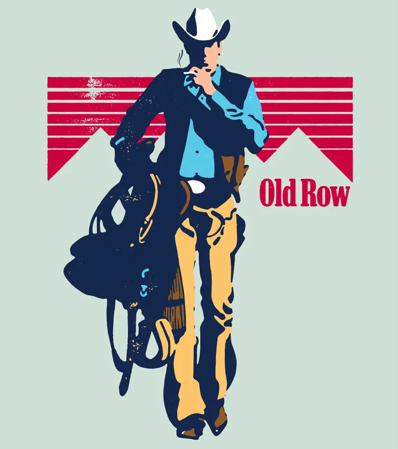 Old Row The Cowboy 5.0 Pocket Tee In Light Green 2