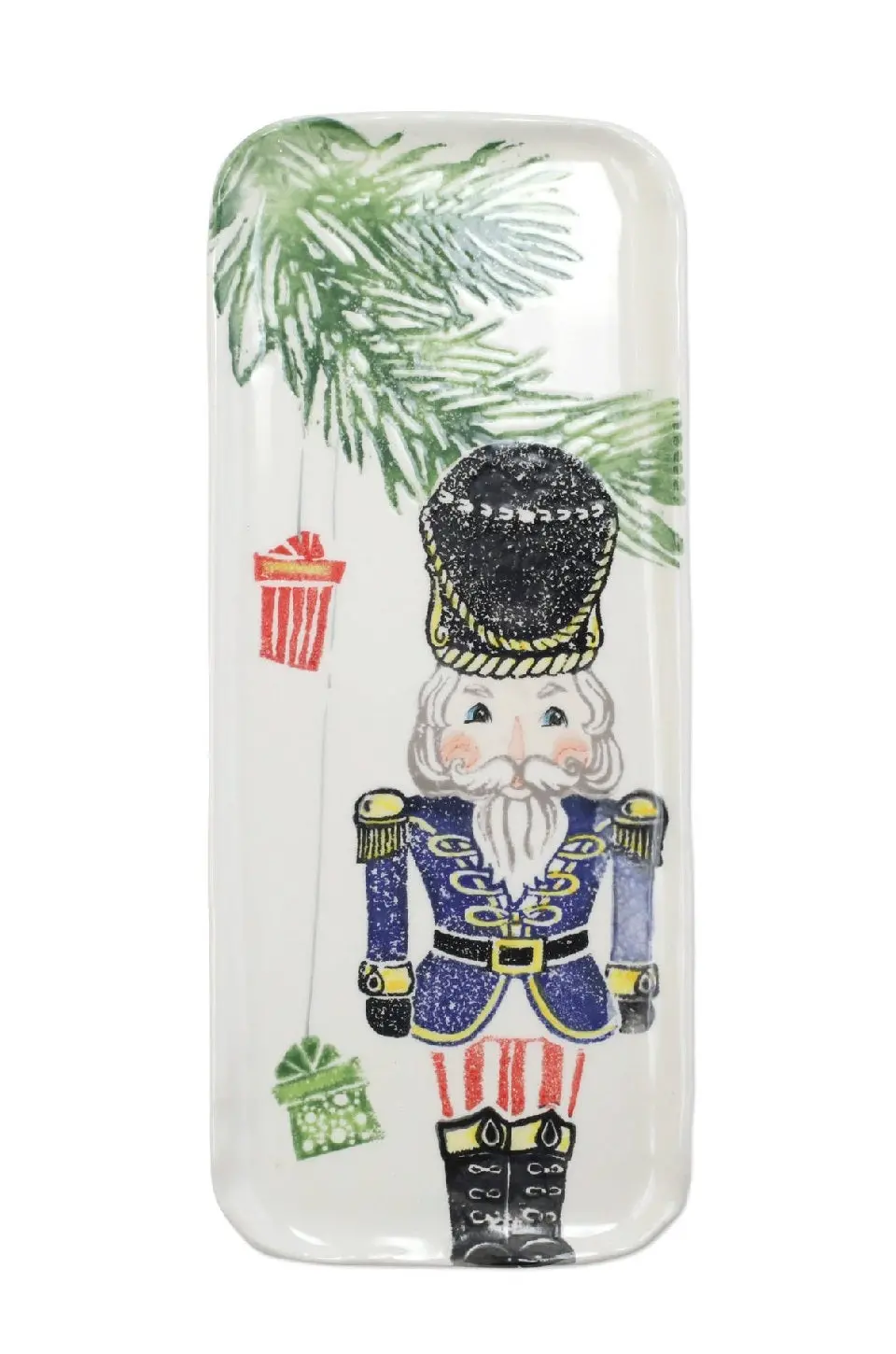 Vietri Nutcrackers Narrow Rectangular Platter 1