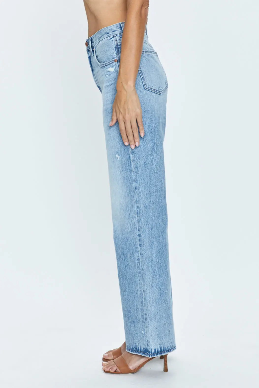 Pistola Grayson High Rise Baggy Jeans In Escapade Distressed 3
