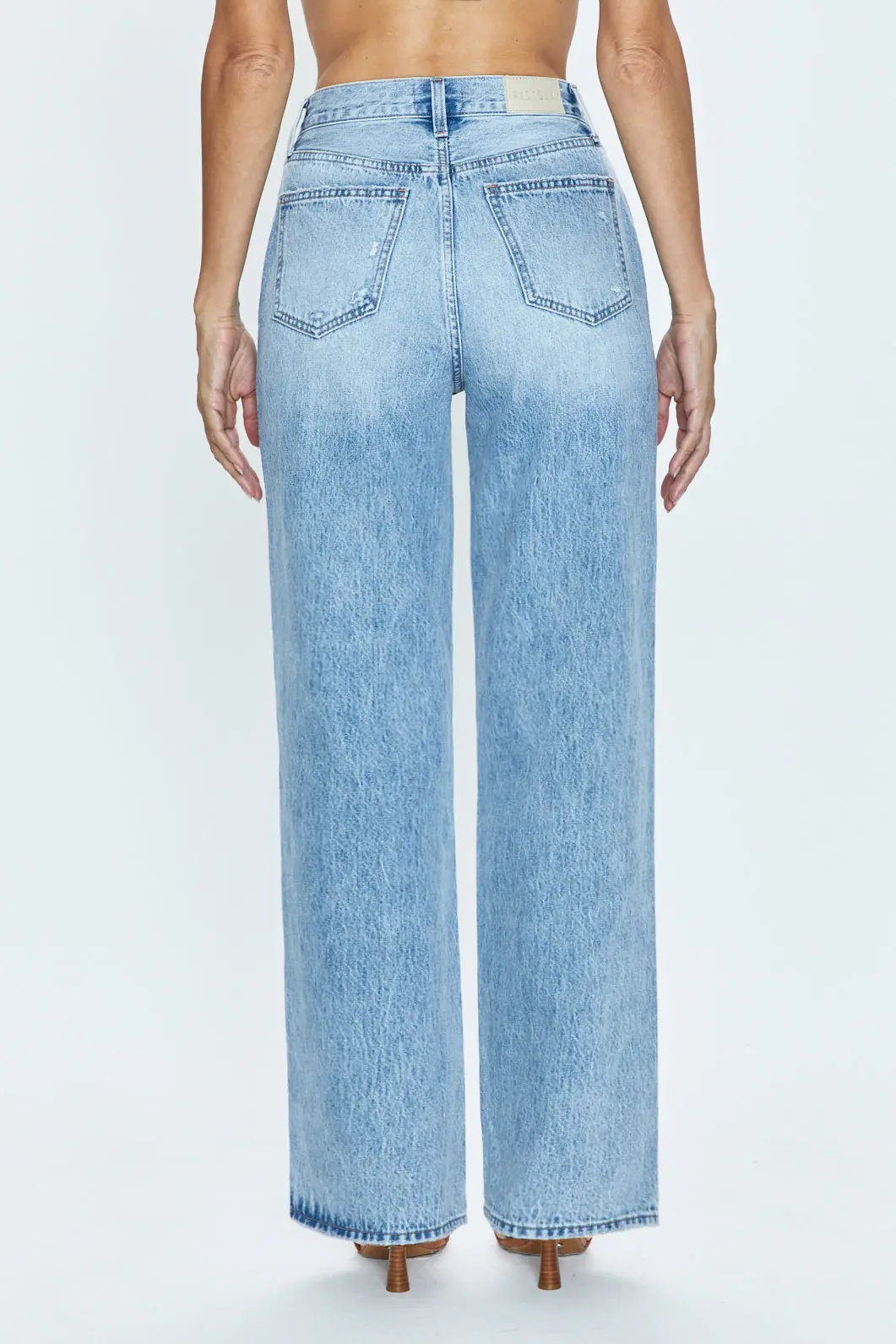 Pistola Grayson High Rise Baggy Jeans In Escapade Distressed 4