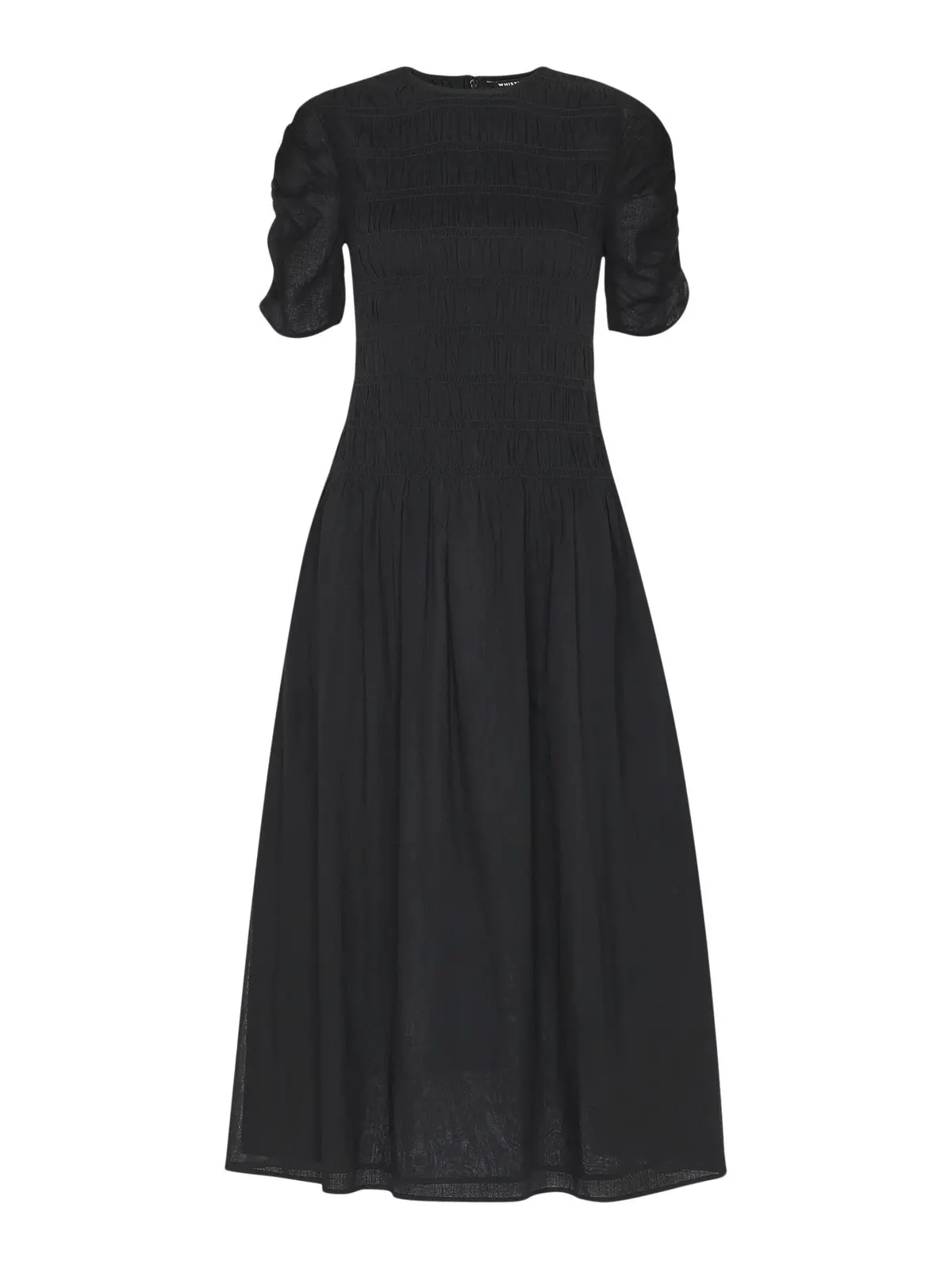 Black Avery Smocked Dress 1