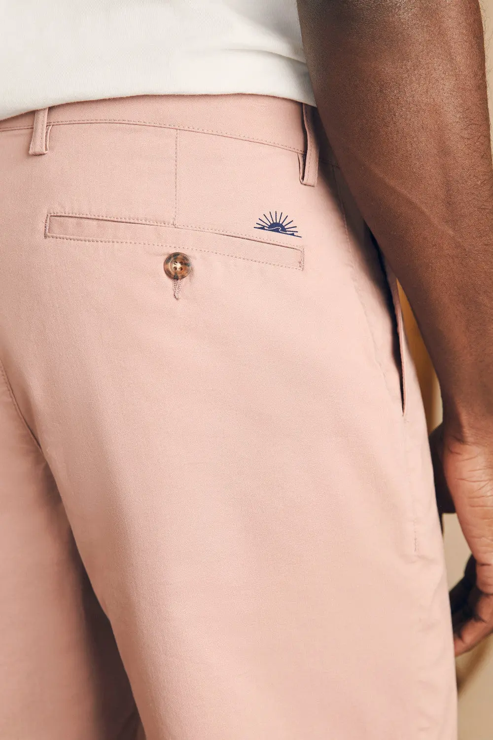 Faherty Movement Chino Short 8" In Spring Quartz 4