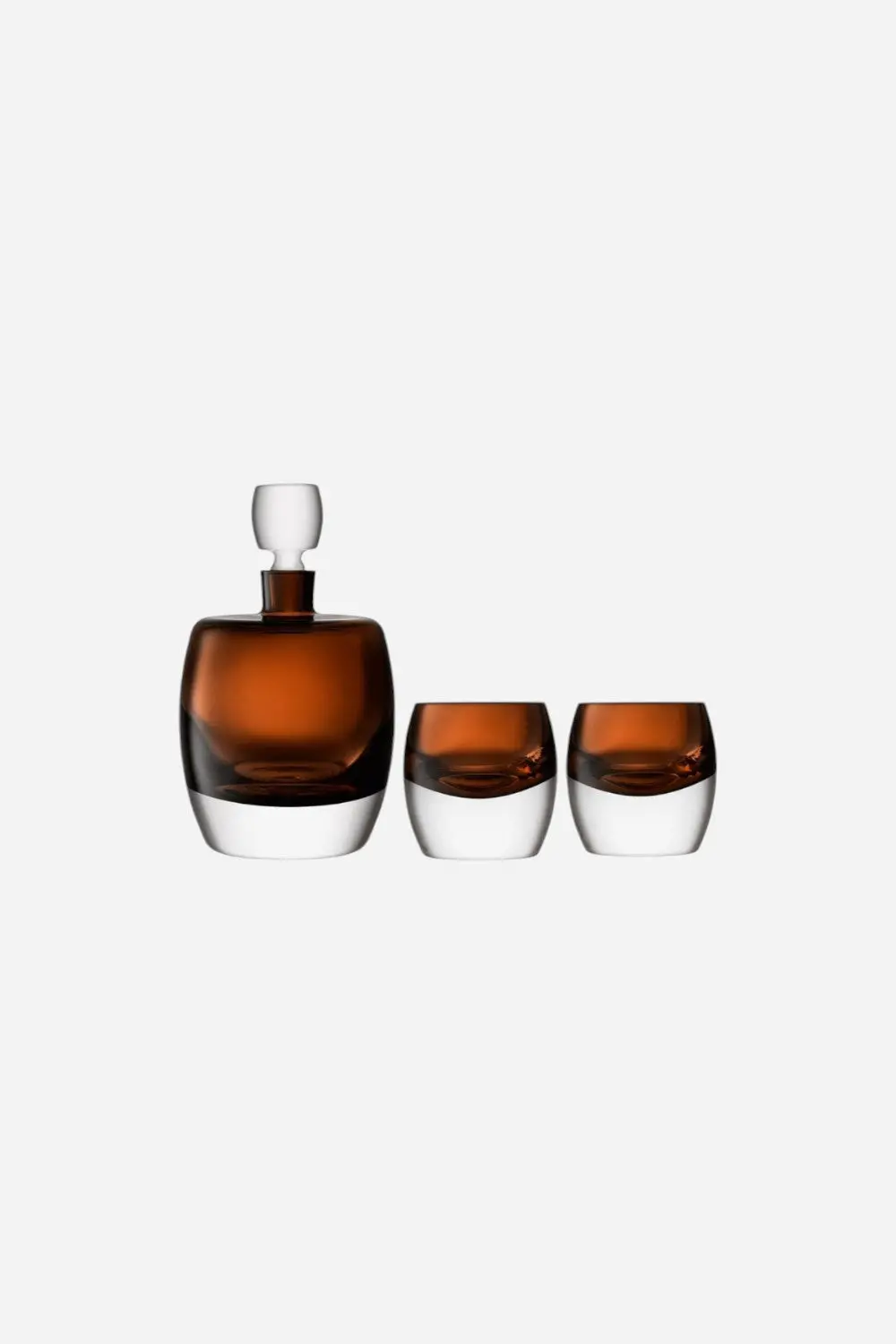 Lsa International Whiskey Club Set In Peat Brown 1