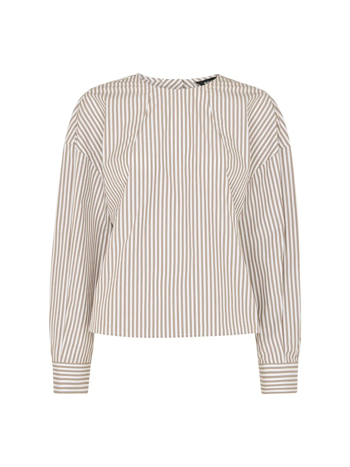 White/Multi Kirstie Cotton Stripe Blouse 1