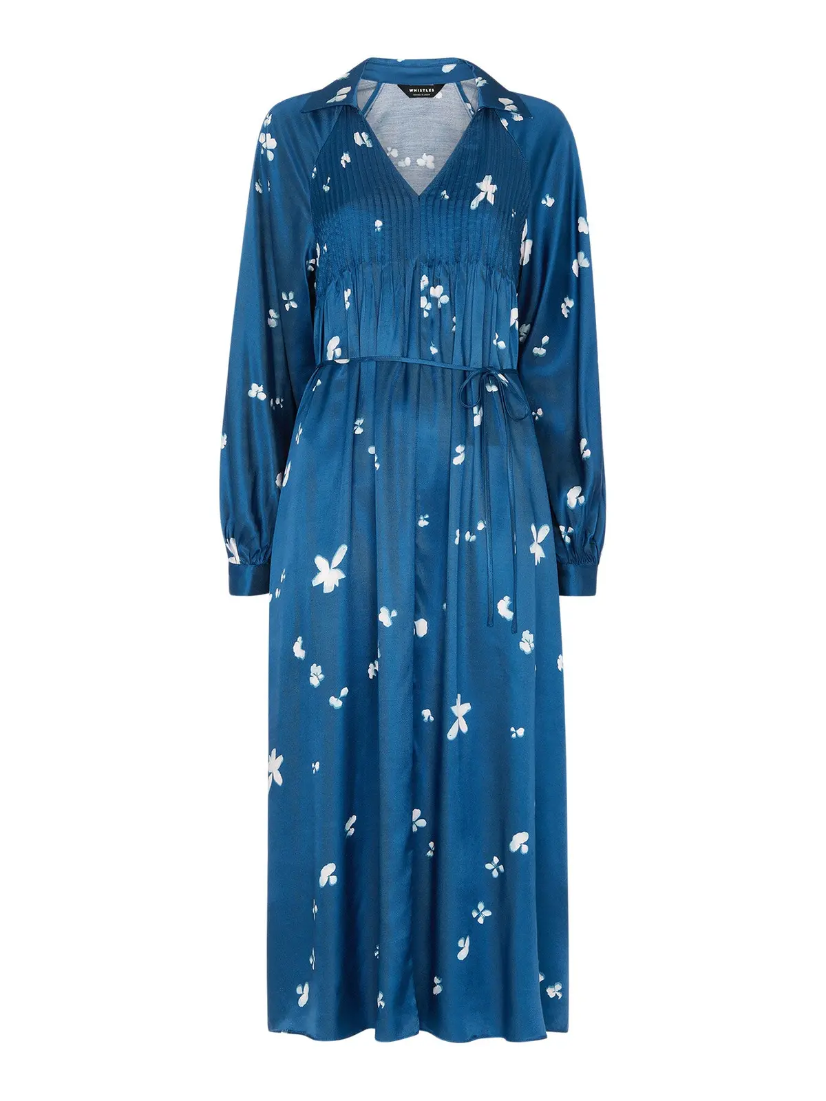 Blue/Multi Sun Bleached Floral Dress 1