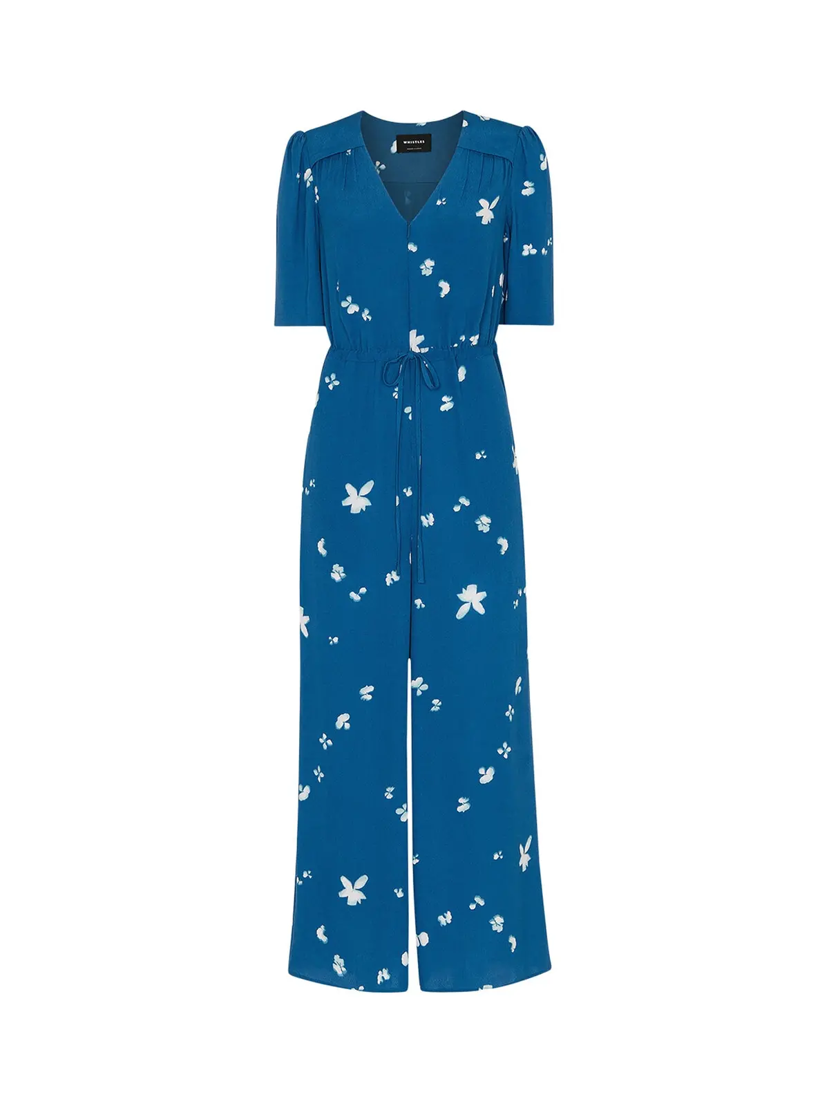 Blue/Multi Sun Bleached Floral Jumpsuit 1