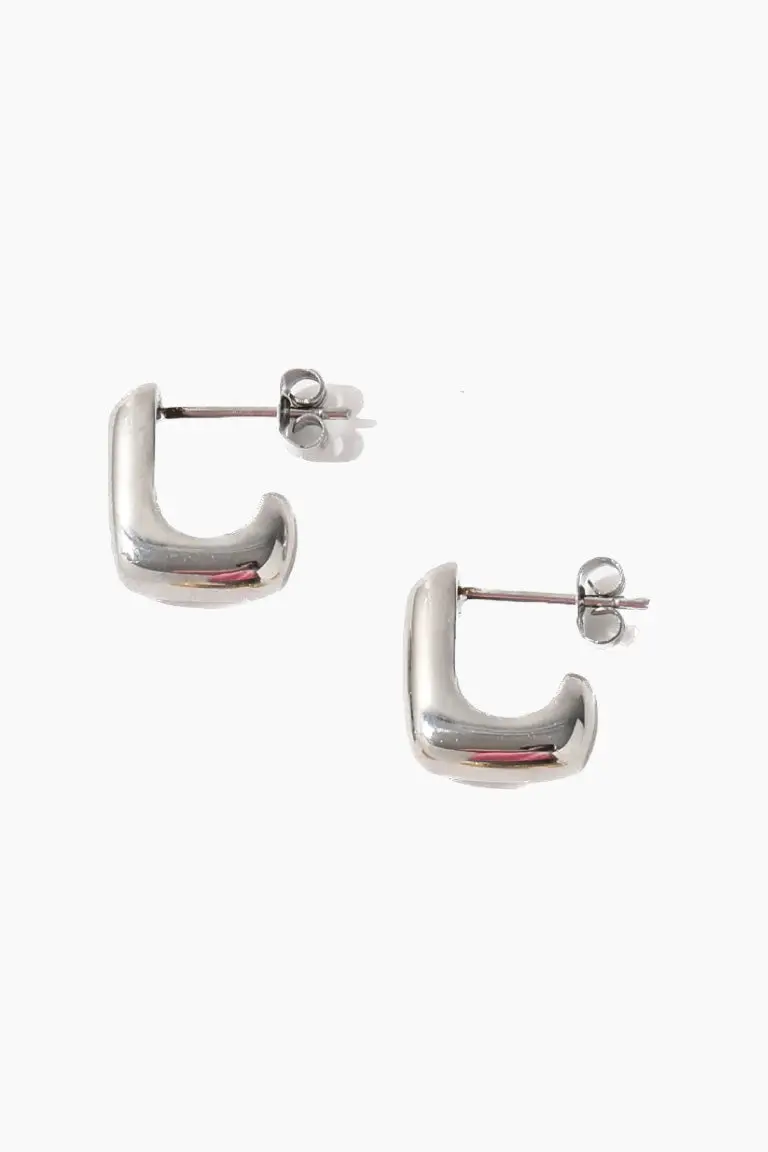Farrah B Finesse Hoop Earrings In Sterling Silver 1