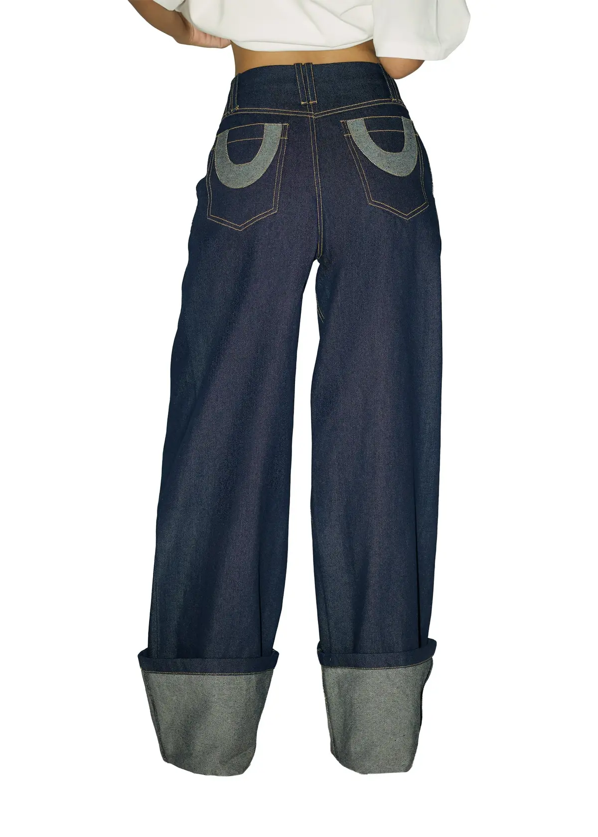 Eye Spy Denim Pant In Blue 1
