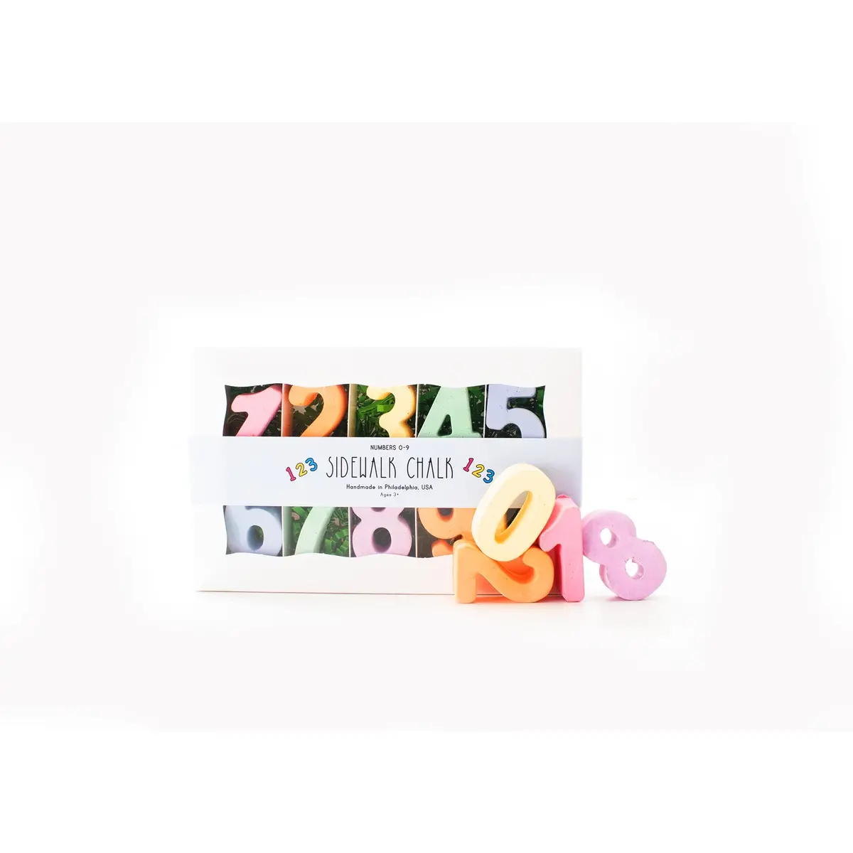 Number Sidewalk Chalk 1
