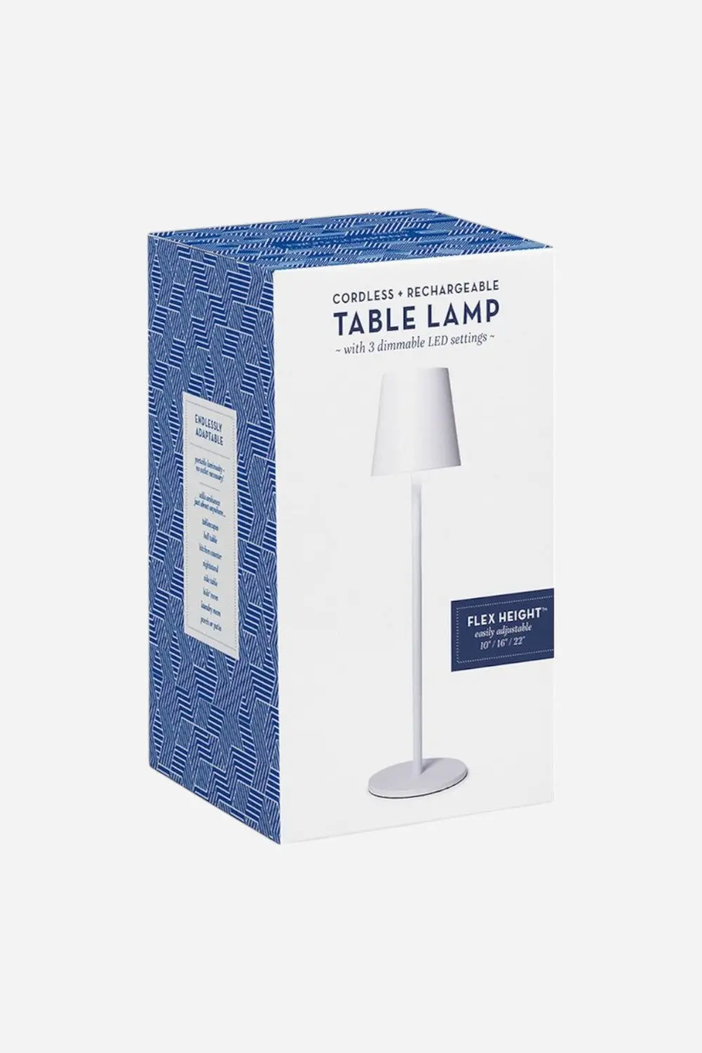Two's Company Adjustable Led Table Lamp In White 1