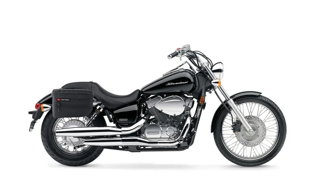 18L - Patriot Medium Honda Shadow 750 Spirit (Incl.C2) Motorcycle Throw Over Saddlebags 2