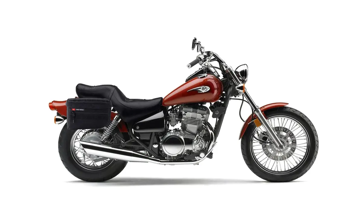 18L - Patriot Medium Kawasaki Vulcan 500 En500 Motorcycle Throw Over Saddlebags 2