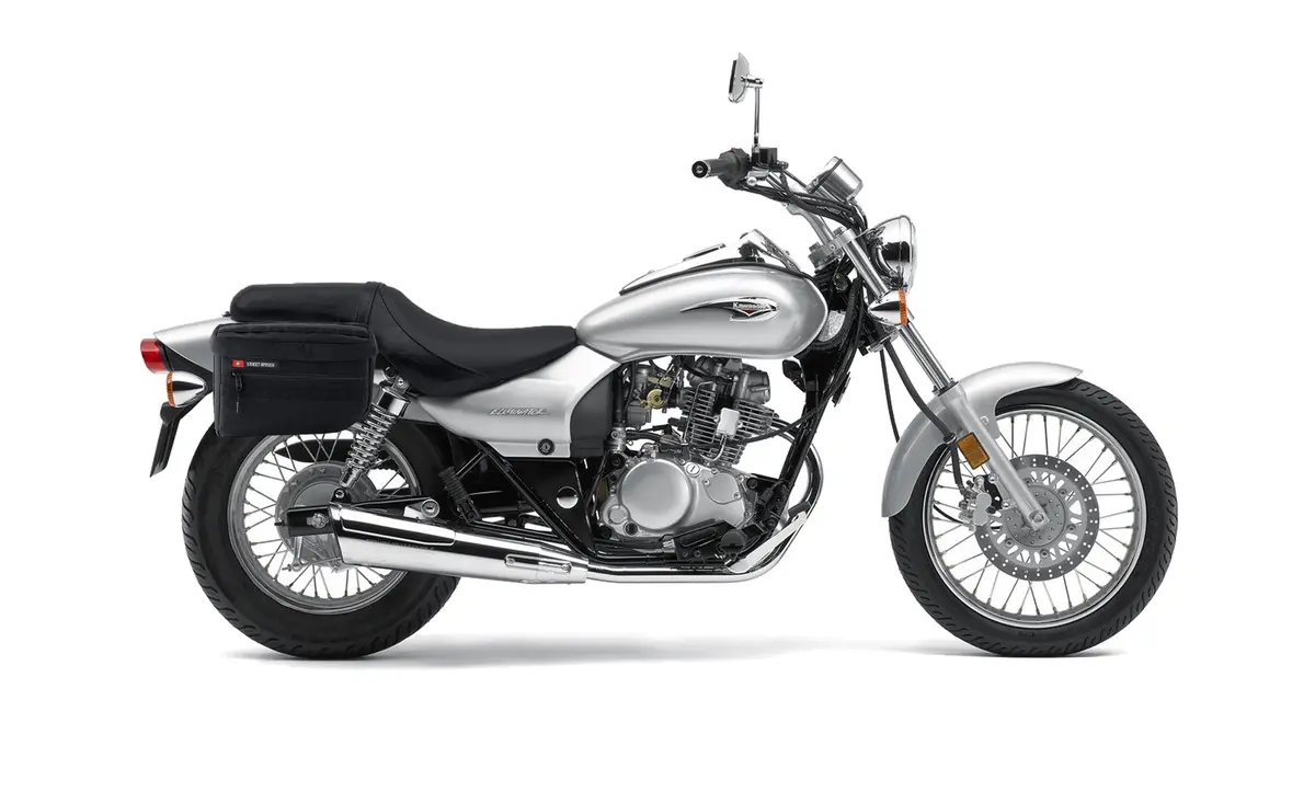 18L - Patriot Medium Kawasaki Eliminator 125 Bn125 Motorcycle Throw Over Saddlebags 2