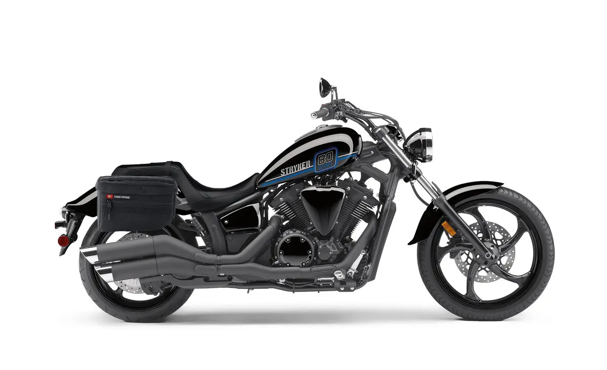 18L - Patriot Medium Yamaha Stryker Motorcycle Throw Over Saddlebags 2