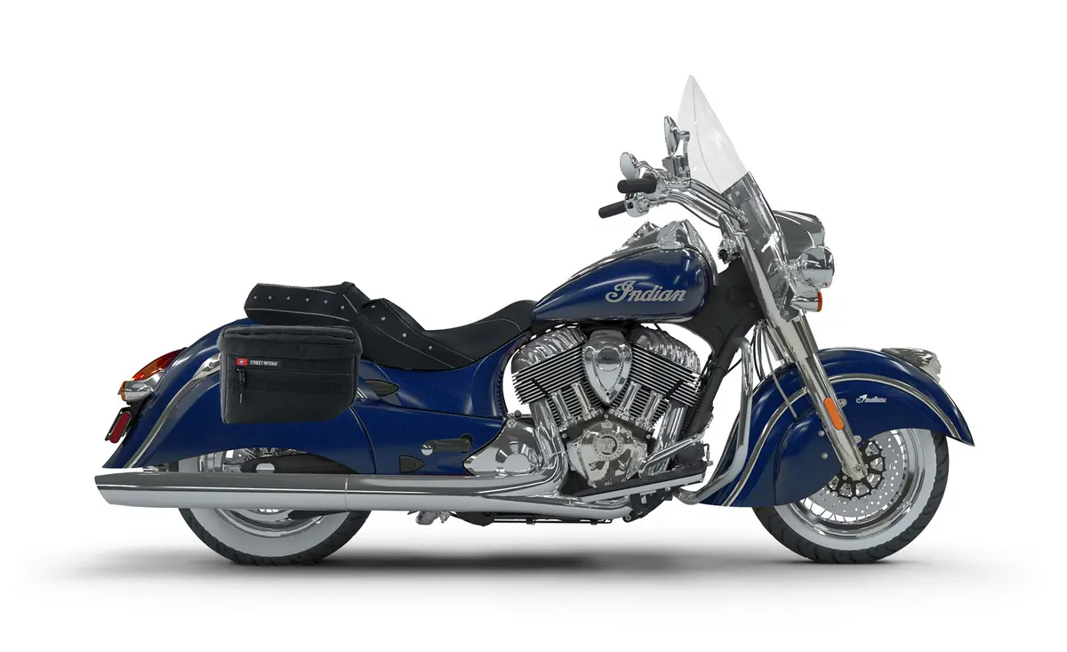 18L - Patriot Medium Indian Chief Vintage Motorcycle Throw Over Saddlebags 2