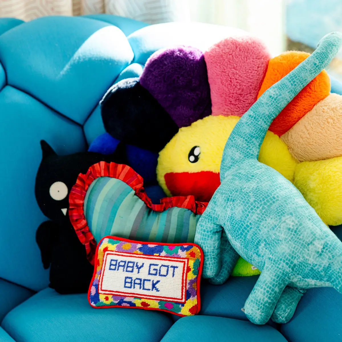 Furbish Baby Got Back Mini Needlepoint Pillow 2