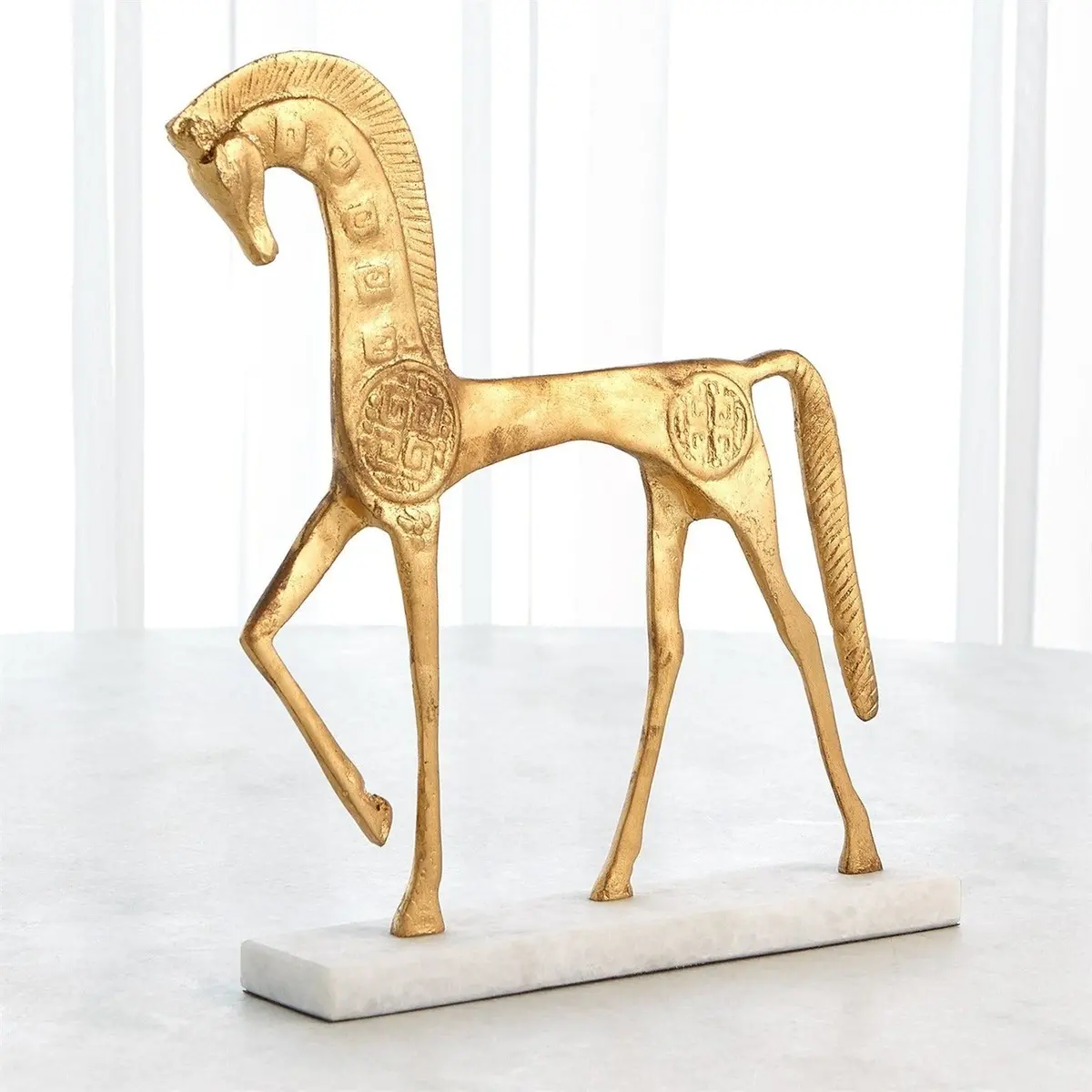 Large Roman Horse Gold 1
