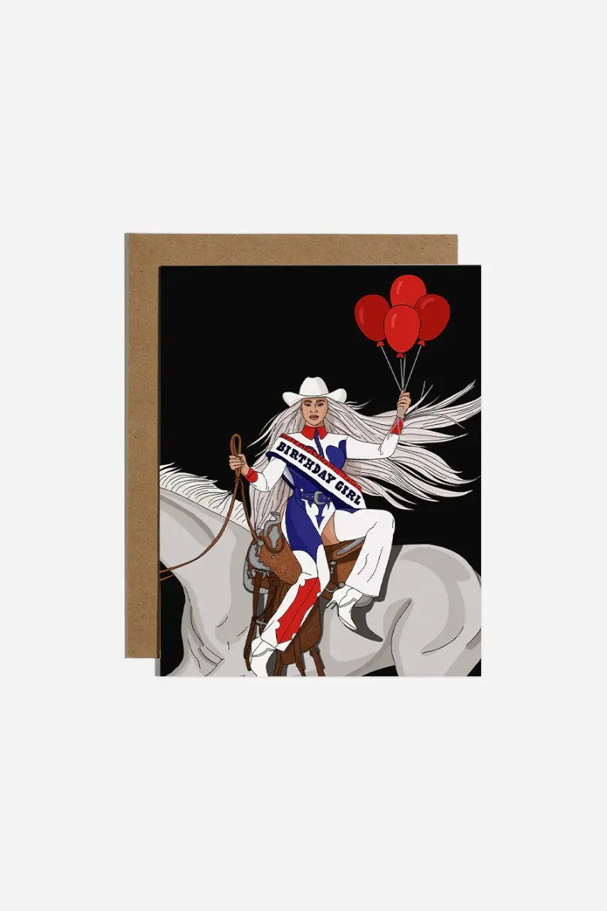 Cowboy Carter Bday Card 1