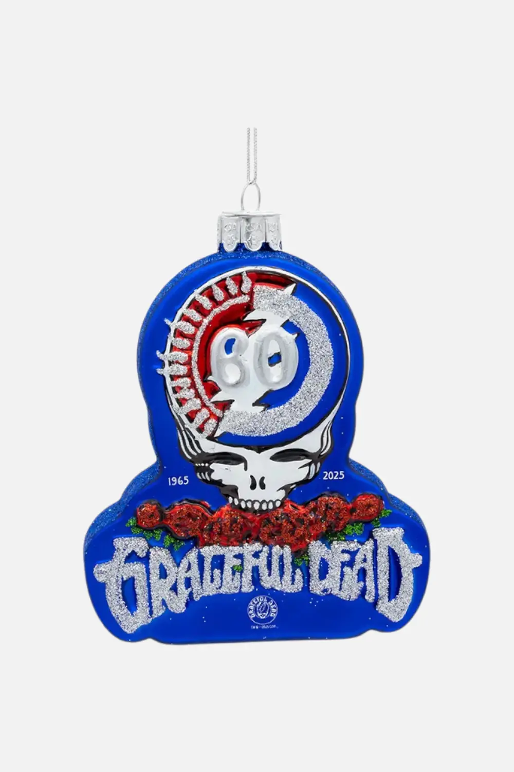 Grateful Dead 60Th Anniversary Glass Ornament 1