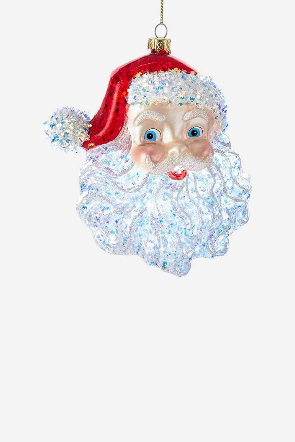 Santa Head 5" Ornament 1