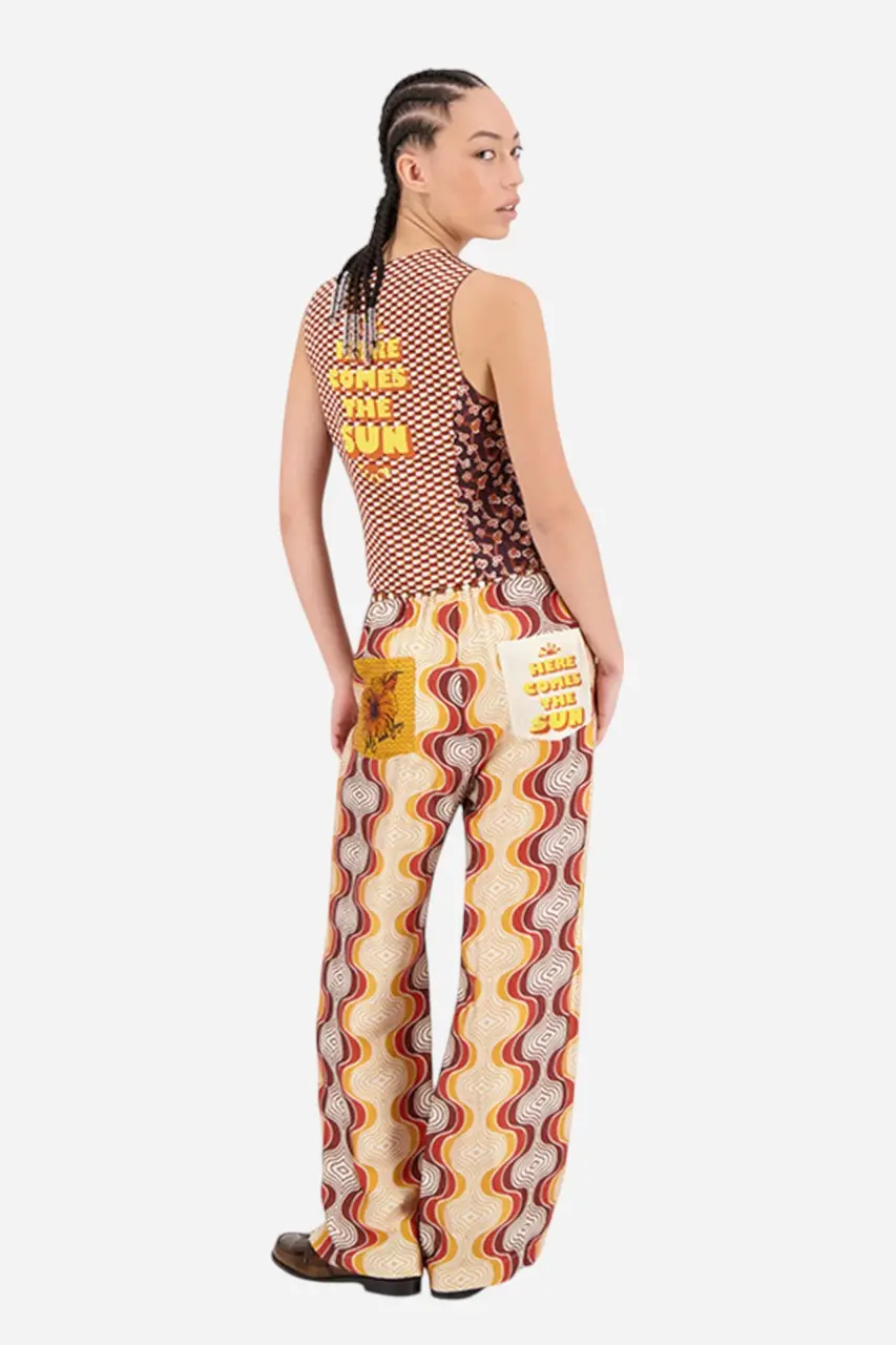 Me369 Bailey Straight Leg Track Pant Sunset 2