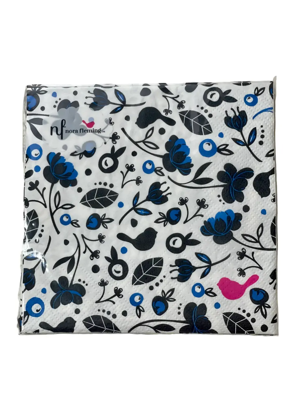 Nora Fleming Blue Jay Cocktail Napkins 1