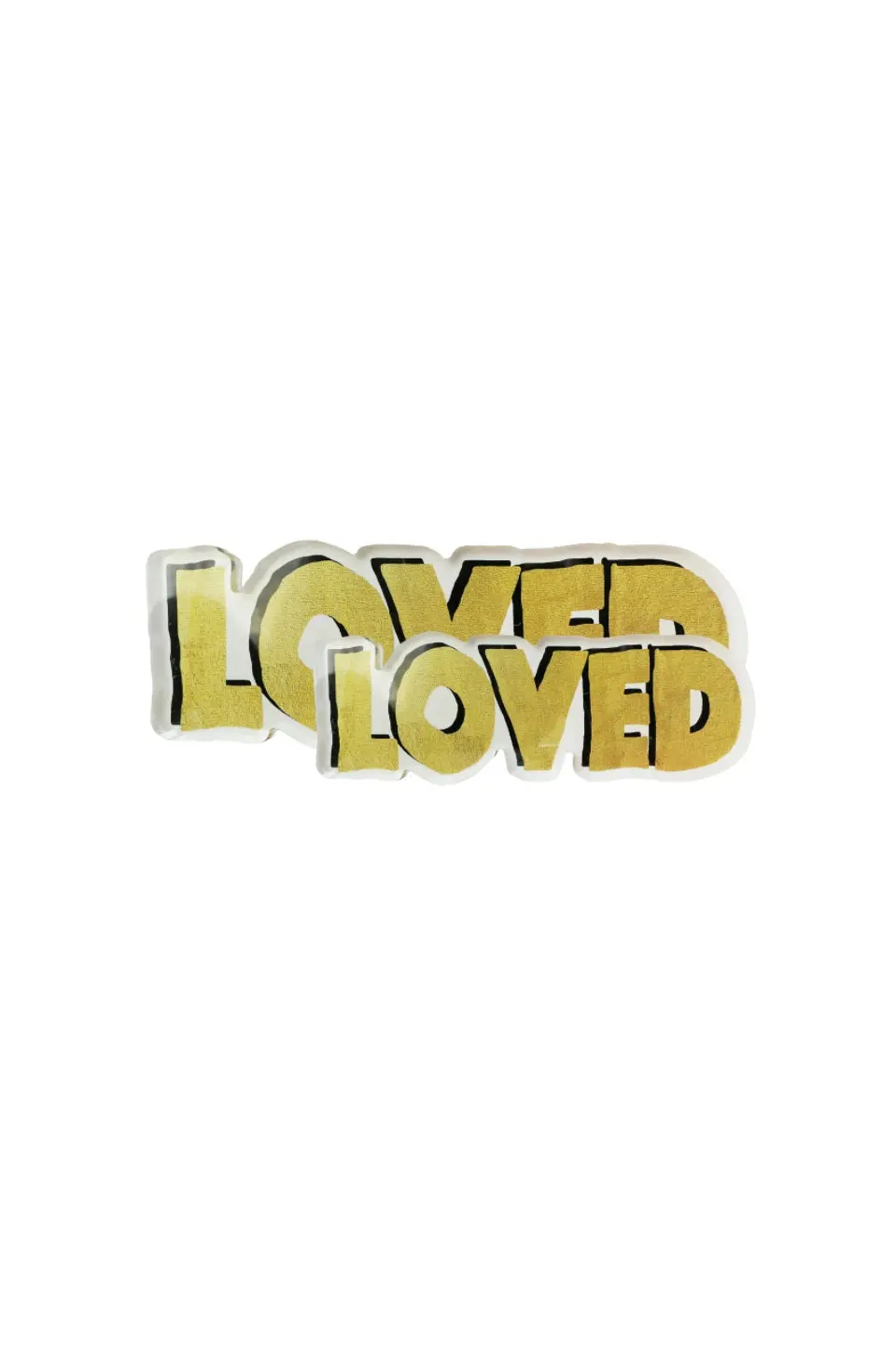 Kerri Rosenthal Gold Small Loved Rock Of Love 2