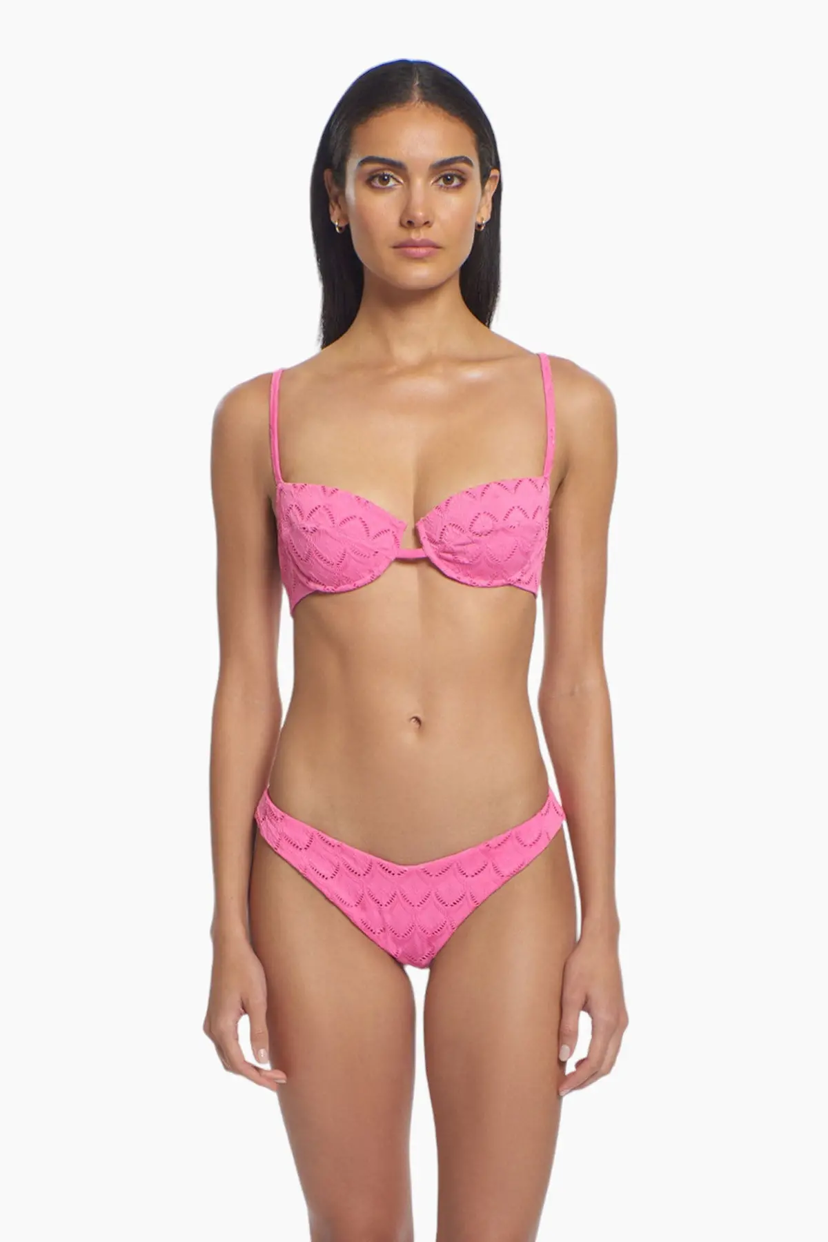Peixoto Lara Bikini Top In Pink Athena 1