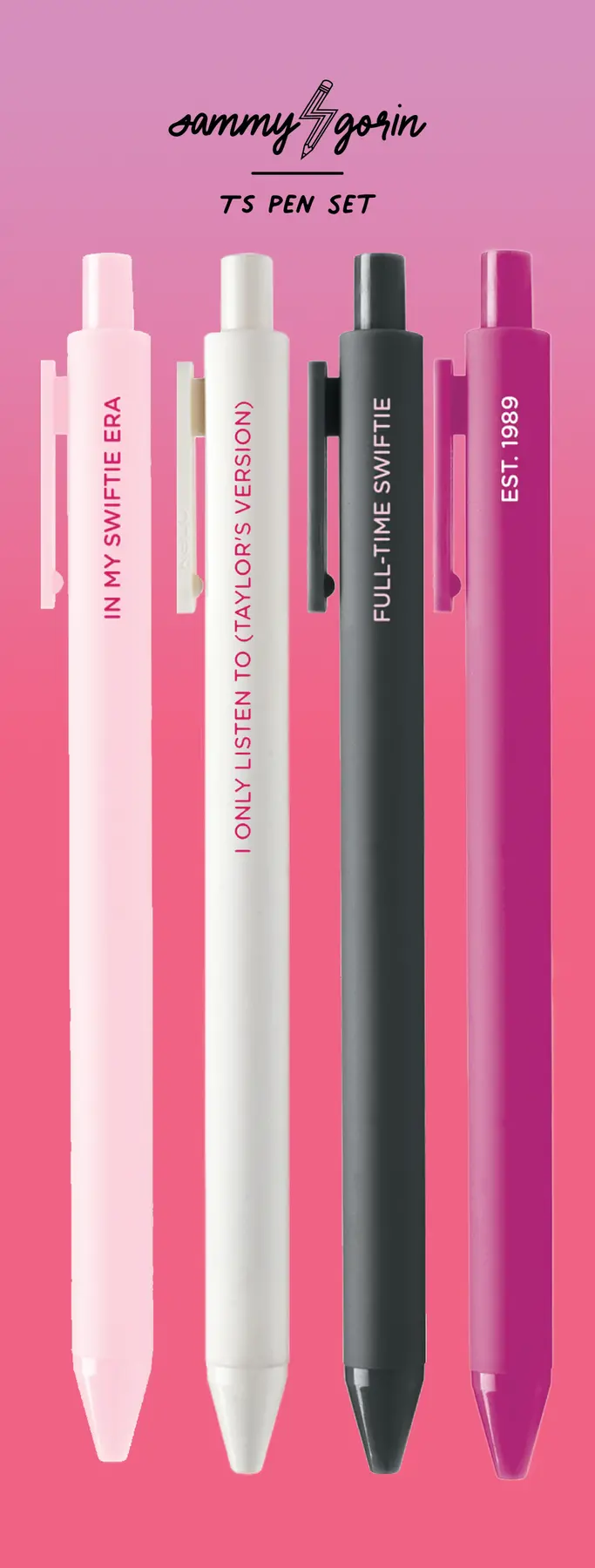 Taylor Swift Pen Gift Set 2