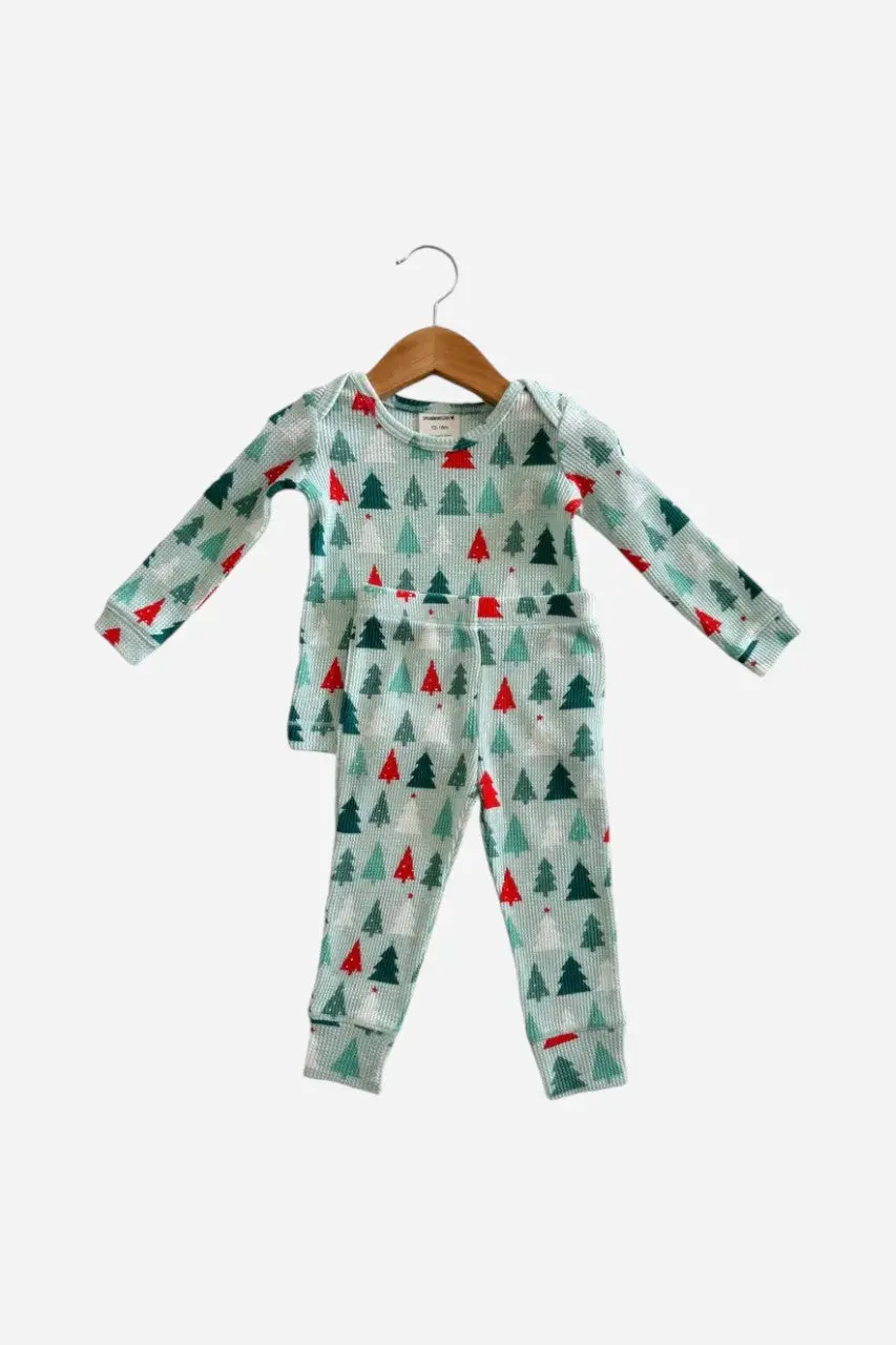 Spearmint Love Festive Firs Waffle Set 1
