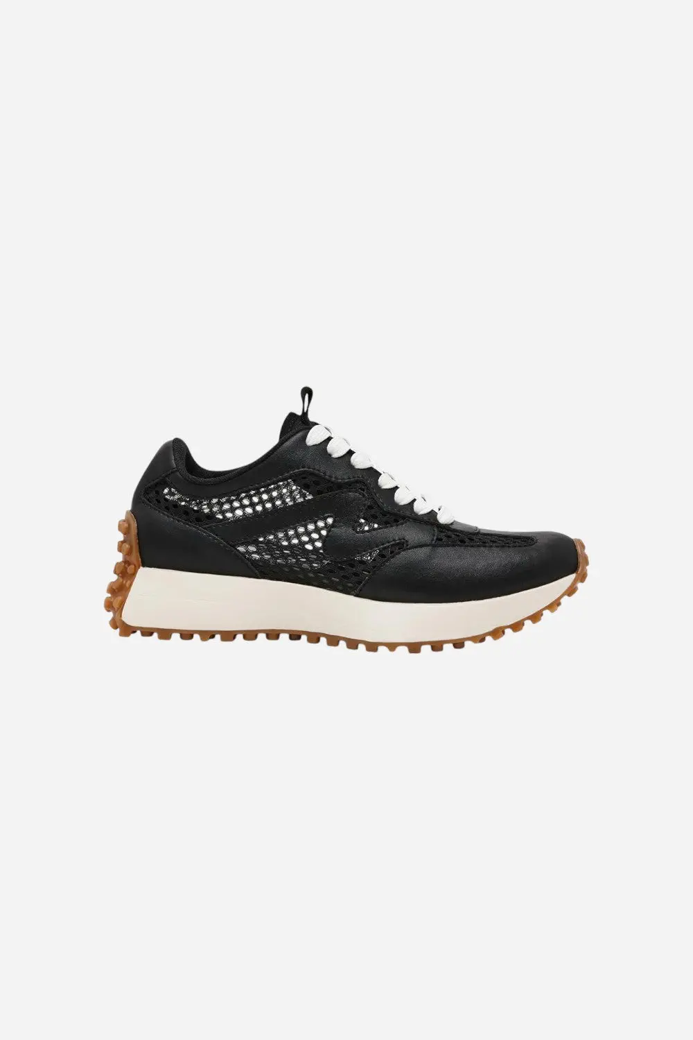 Steve Madden Campo Sneakers In Black Mesh 1