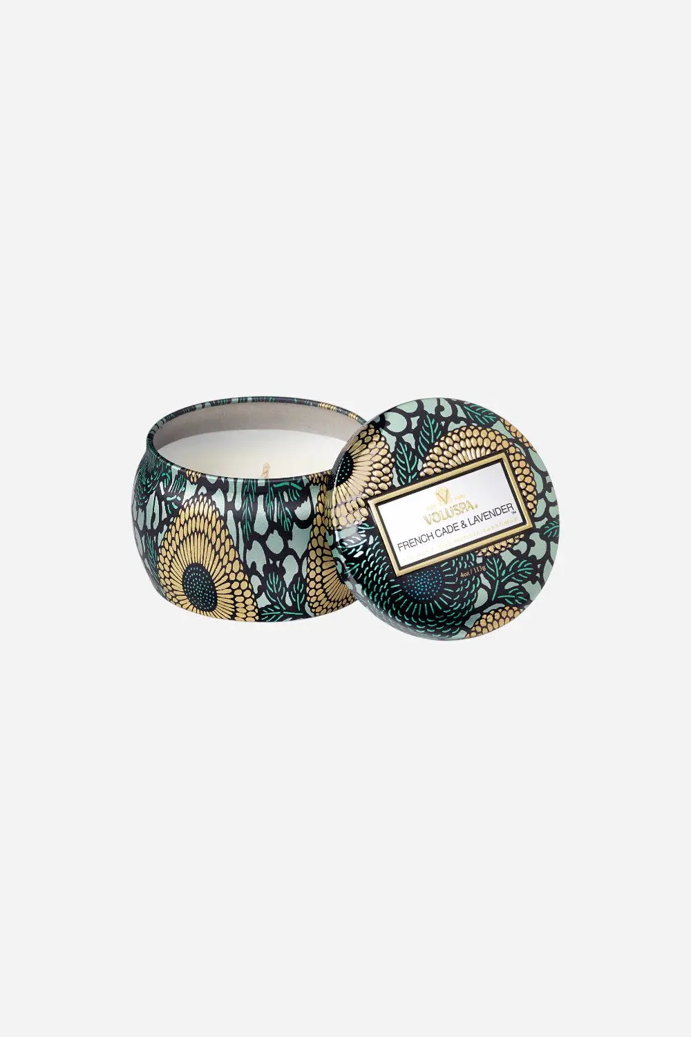Voluspa French Cade Lavender Mini Tin Candle 1