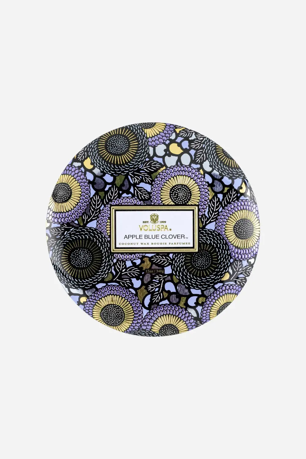 Voluspa Apple Blue Clover 3 Wick Tin 1