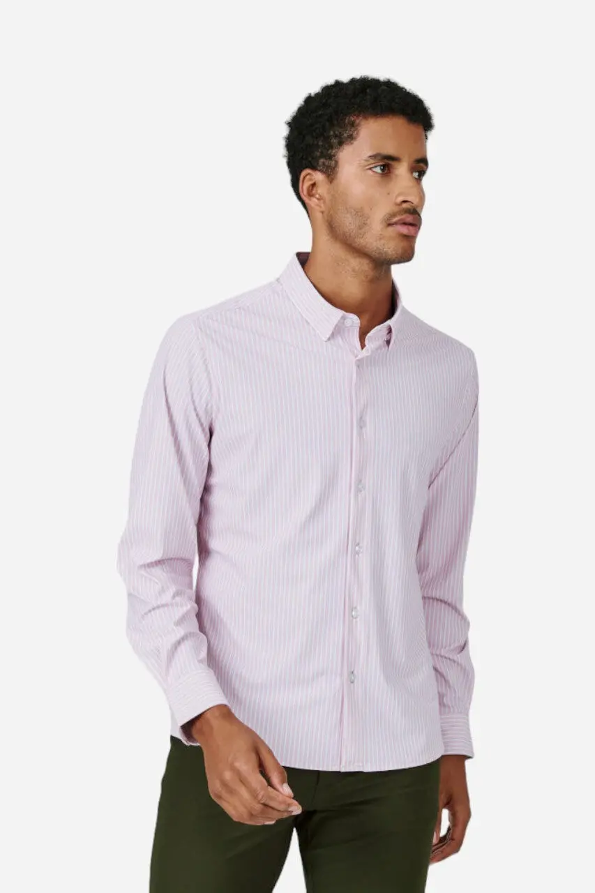 7 Diamonds Camden Long Sleeve Shirt In Pink 1