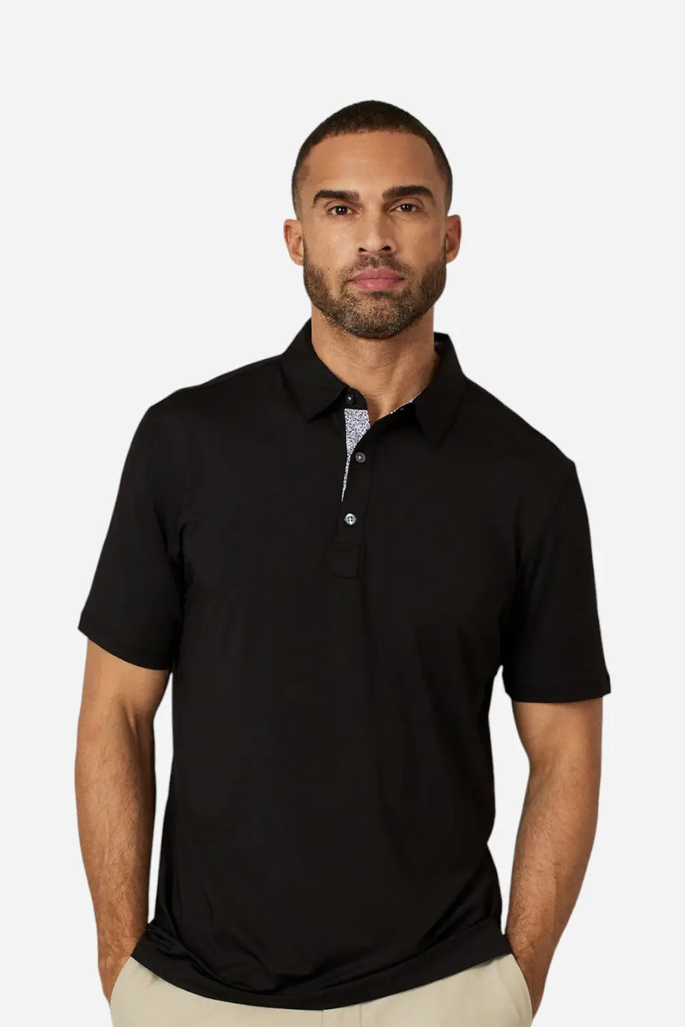 7 Diamonds Palermo Polo In Black 1