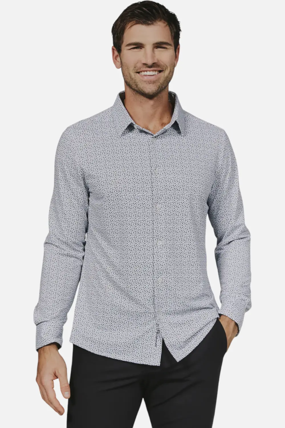 7 Diamonds Madrid Long Sleeve In White 1