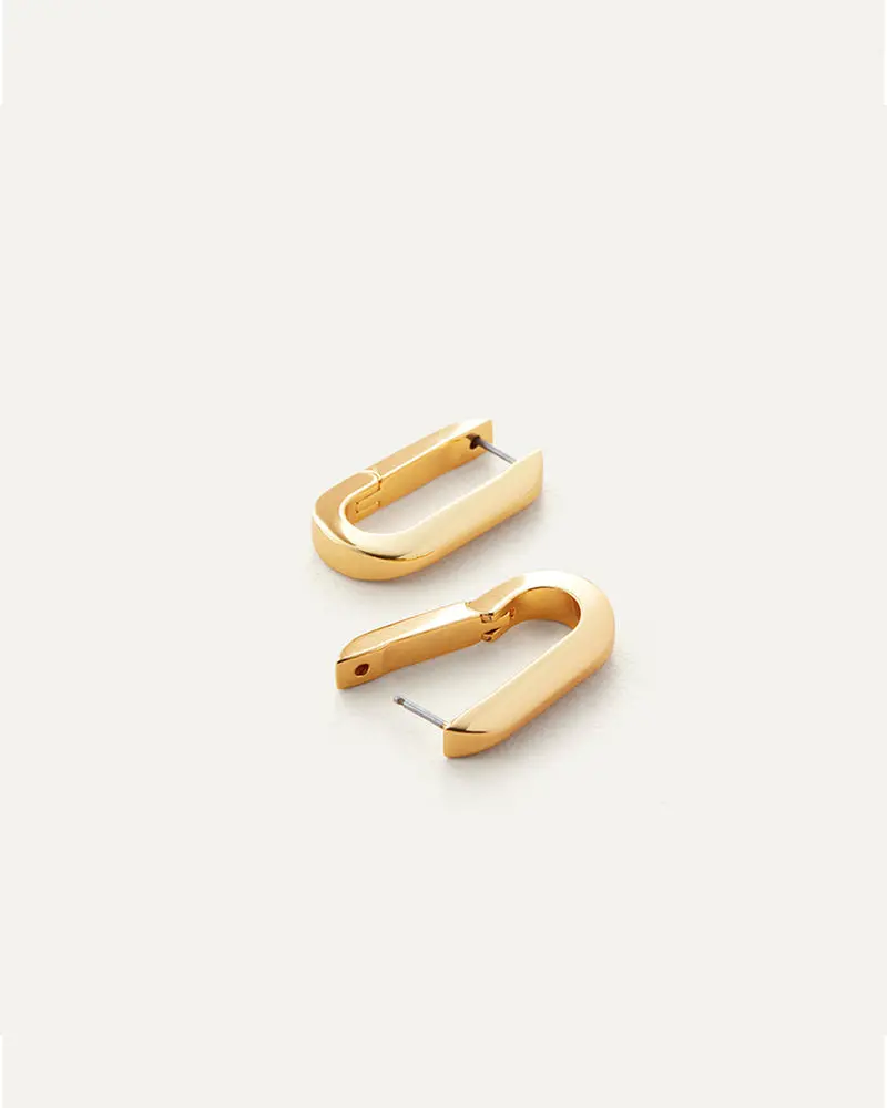 Jenny Bird U-Link Earrings In Gold 2