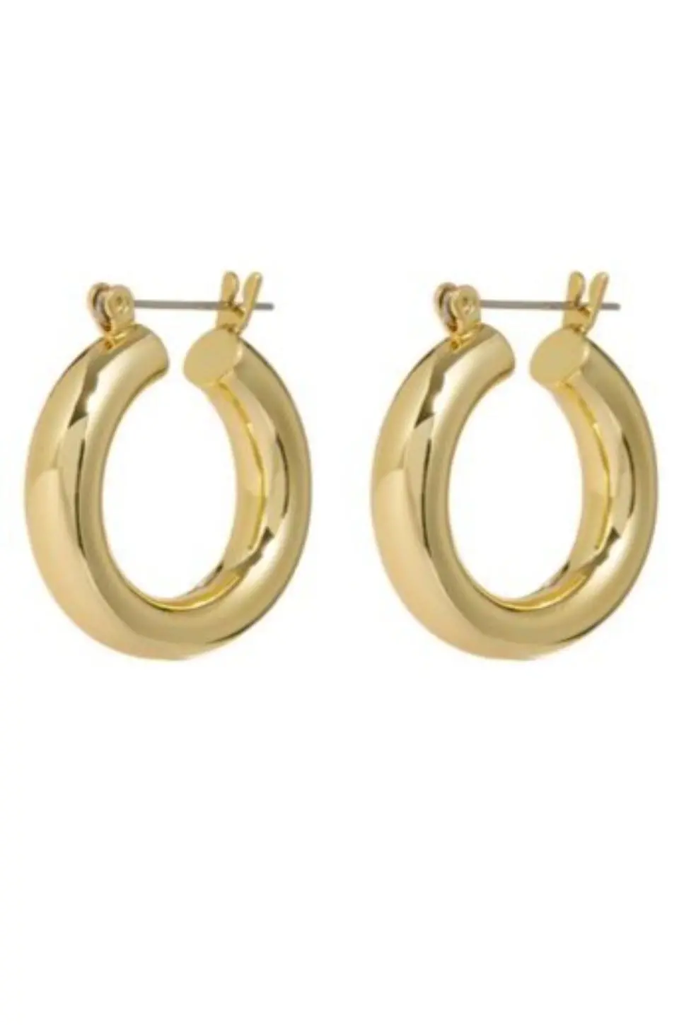 Luv Aj Baby Almalfi Hoops In Gold 1