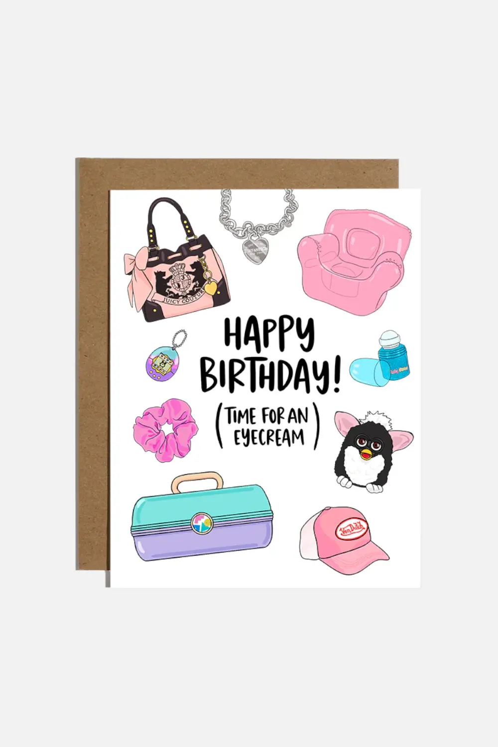 90'S Girl Birthday Card 1
