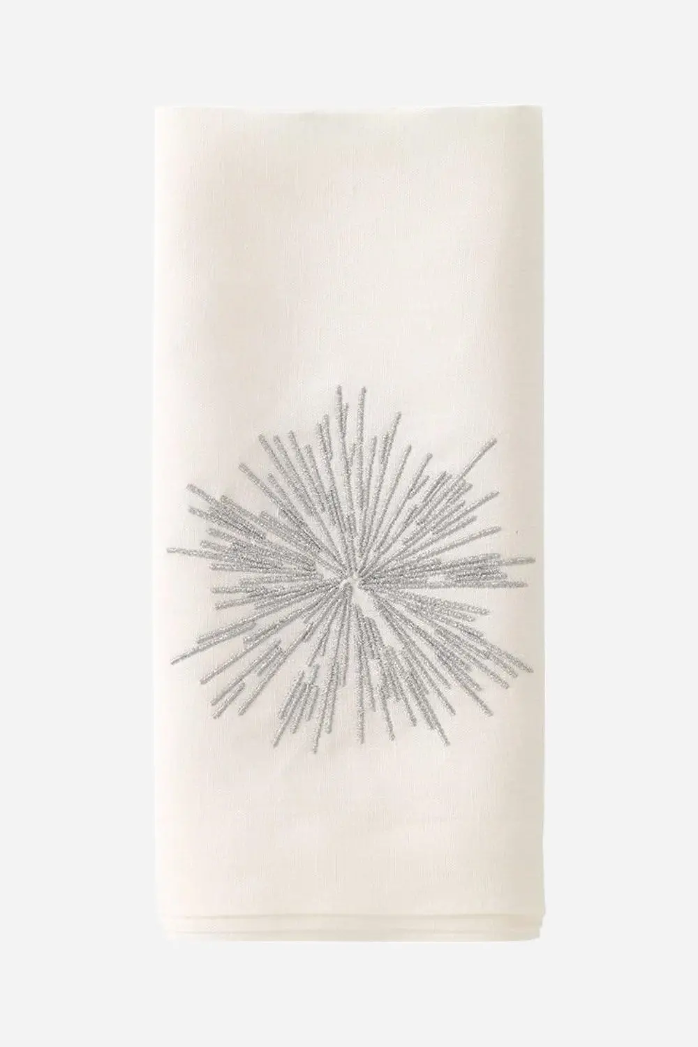 Starburst Silver Napkins Set Of 4 1
