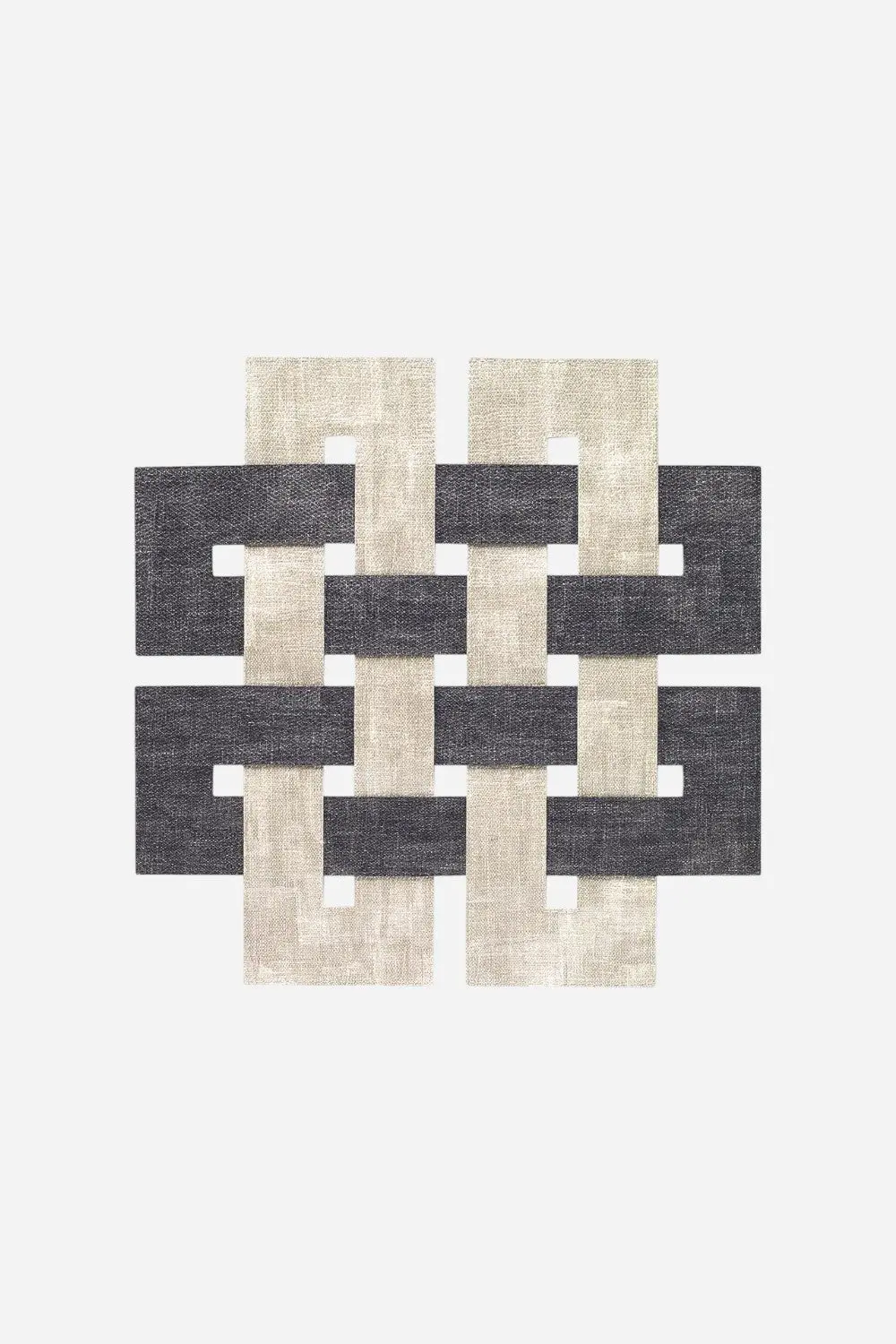 Bodrum Celtic Placemats Smoke/Granite, Set Of 4 1