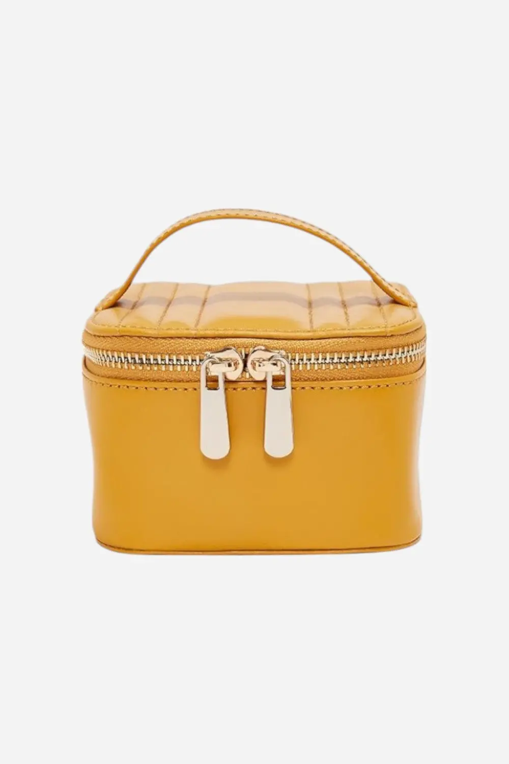 Wolf 1834 Maria Zip Jewelry Cube Mustard 1