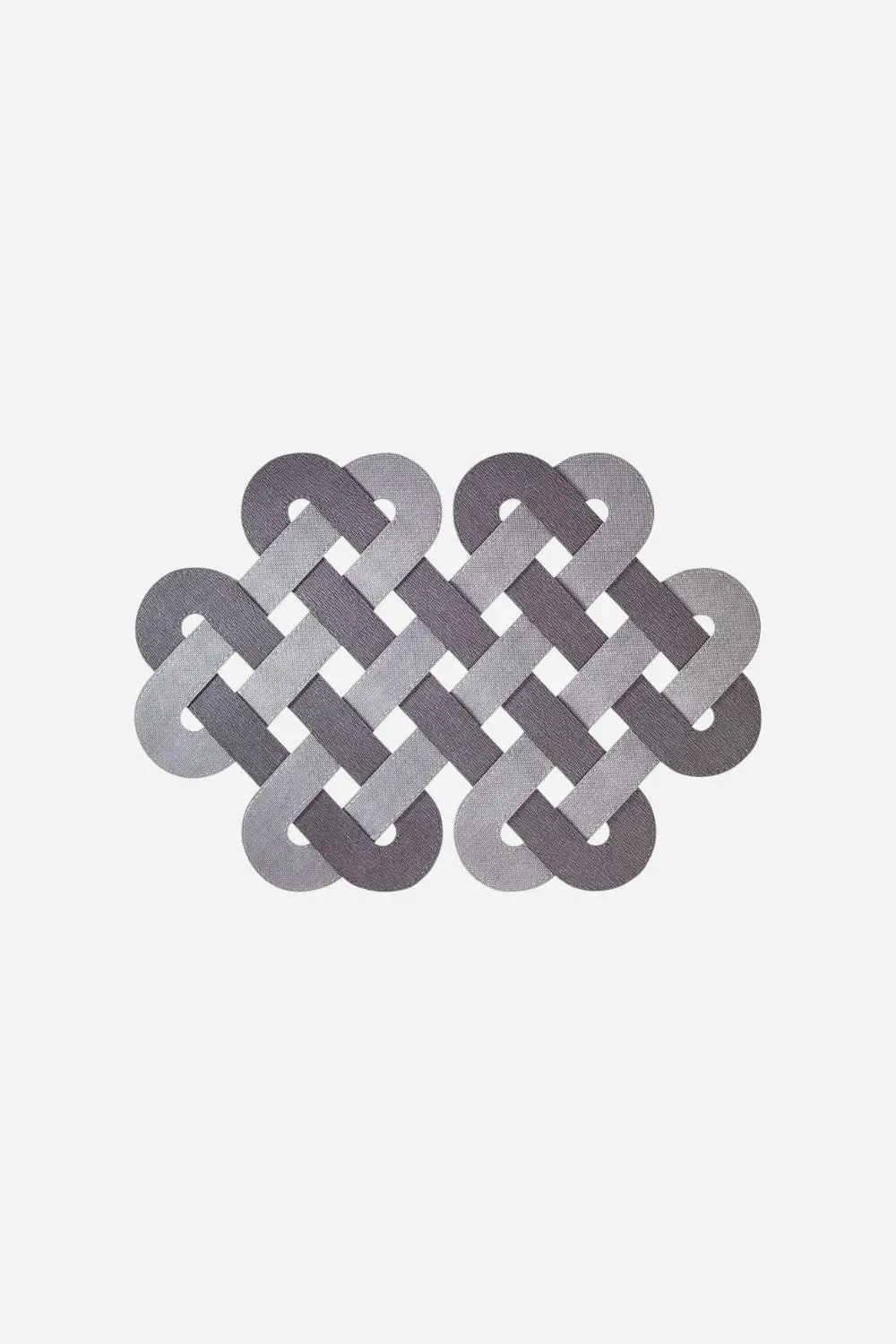 Bodrum Gaelic Placemat In Charcoal Gray Set Of 4 1