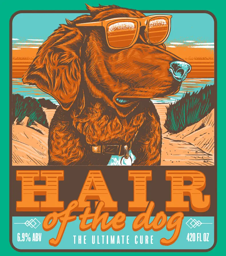 Old Row The Hair Of The Dog Pocket Tee In Island Green 4