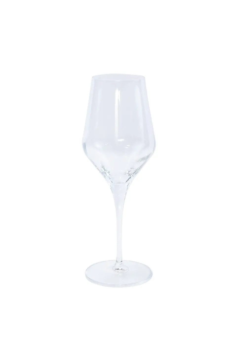 Vietri Contessa White Water Glass 1