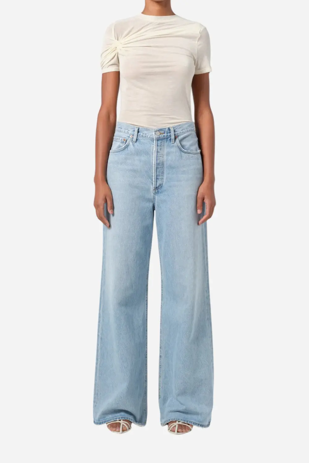 Agolde Dame High Rise Wide Leg In Conflict 1