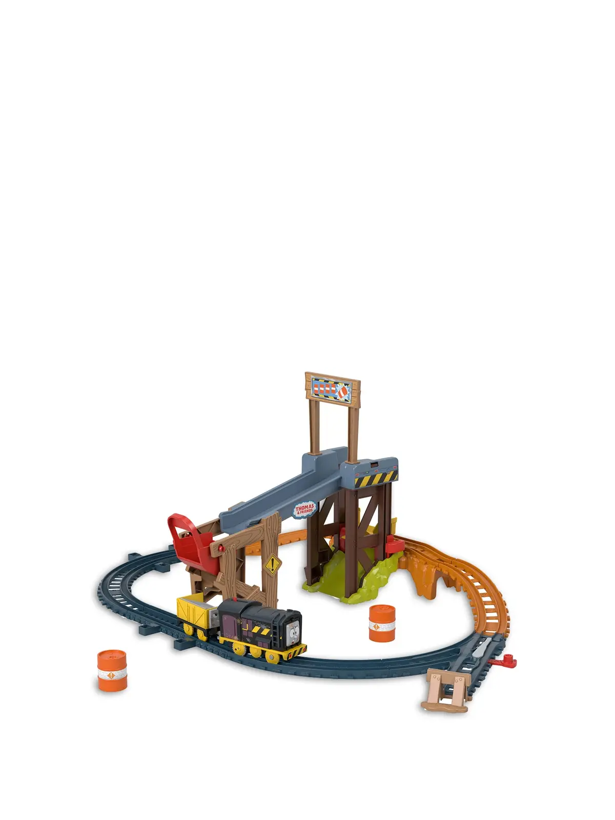 Diesel's Lift And Load Construction With Track & Cargo Set 1