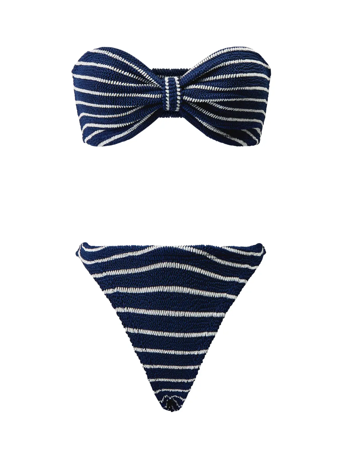 Polyamide Jean Stripe Bikini Set 1