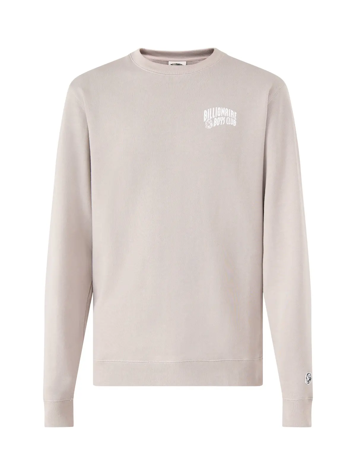 Flat Grey Cotton Small Arch Logo Crewneck 1