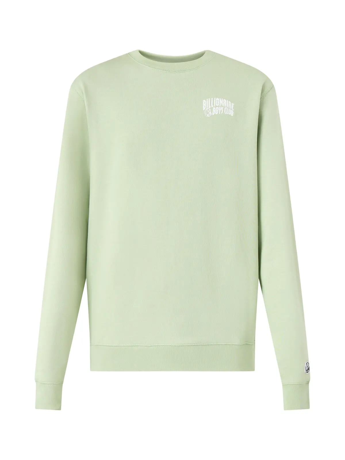 Pistachio Cotton Small Arch Logo Crewneck 1